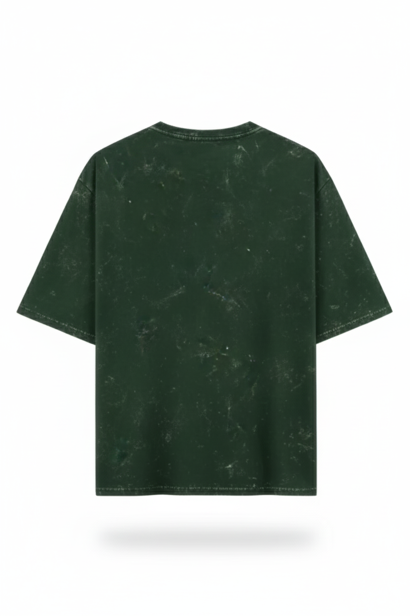 Green Vintage Wash oversized